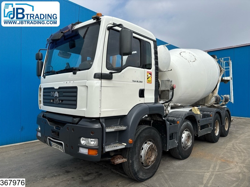 MAN TGA 32 360 8X4, Manual, Steel suspension, Stetter 9m3 - Concrete mixer truck: picture 1 MAN TGA 32 360 8X4, Manual, Steel suspension, Stetter 9m3 - Concrete mixer truck: picture 1