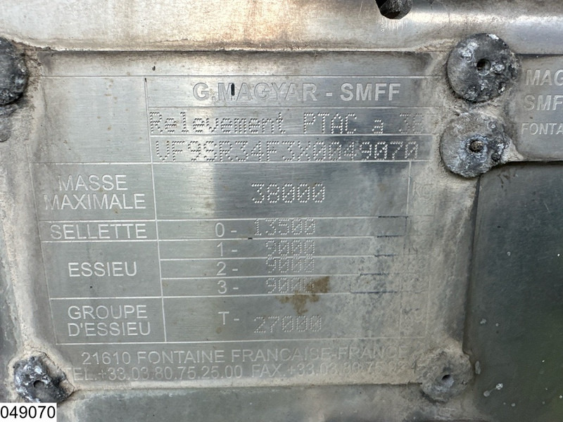 Magyar Chemie 32550 Liter, 1 Comp - Tank semi-trailer: picture 2 Magyar Chemie 32550 Liter, 1 Comp - Tank semi-trailer: picture 2