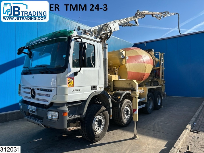 Mercedes-Benz Actros 3244 8x4, PUMI, Putzmeister, 24 MTR, Telligent 16 - Concrete pump truck: picture 1 Mercedes-Benz Actros 3244 8x4, PUMI, Putzmeister, 24 MTR, Telligent 16 - Concrete pump truck: picture 1