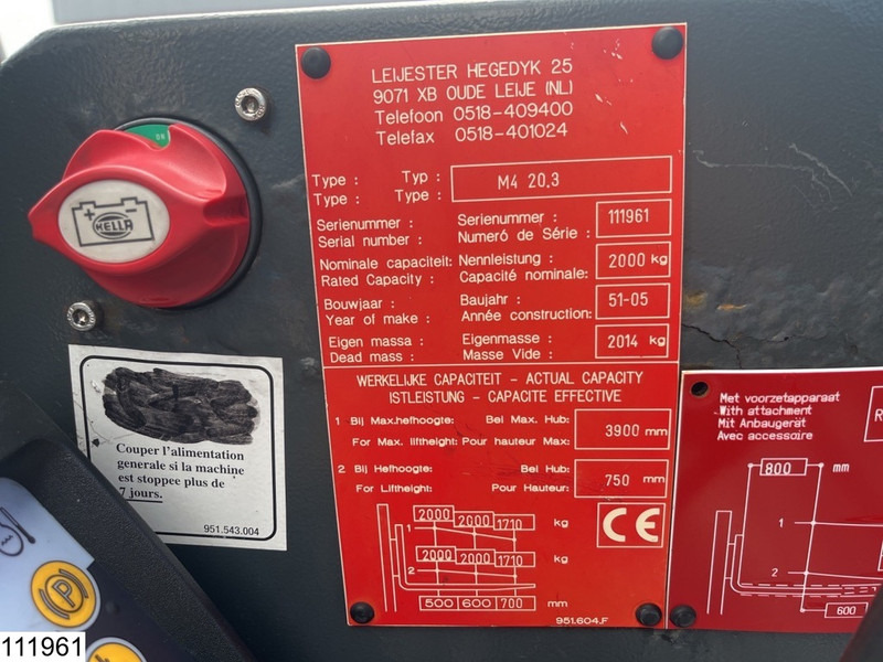 Moffett M4 20.3 3x3, H 3,90 mtr, 2000 KG - Truck mounted forklift: picture 3 Moffett M4 20.3 3x3, H 3,90 mtr, 2000 KG - Truck mounted forklift: picture 3