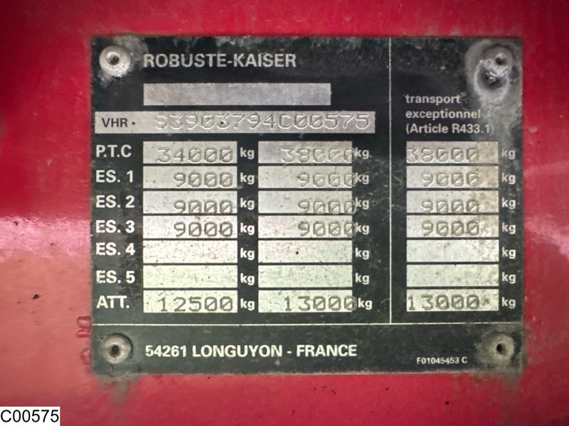ROBUSTE open laadbak 4.60 MTR extendable - Dropside/ Flatbed semi-trailer: picture 5 ROBUSTE open laadbak 4.60 MTR extendable - Dropside/ Flatbed semi-trailer: picture 5