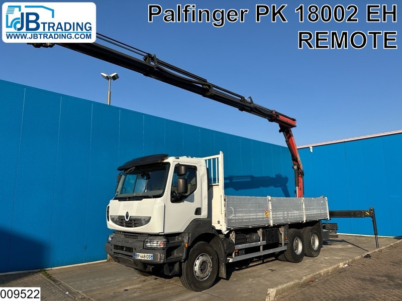 Renault Kerax 380 Dxi 6X4, EURO 5, Steel suspension, Palfinger - Dropside/ Flatbed truck, Crane truck: picture 1 Renault Kerax 380 Dxi 6X4, EURO 5, Steel suspension, Palfinger - Dropside/ Flatbed truck, Crane truck: picture 1
