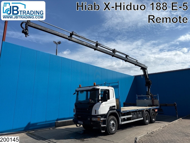 Scania P 410 6x4, EURO 6, Retarder, HIAB, Remote - Dropside/ Flatbed truck, Crane truck: picture 1 Scania P 410 6x4, EURO 6, Retarder, HIAB, Remote - Dropside/ Flatbed truck, Crane truck: picture 1
