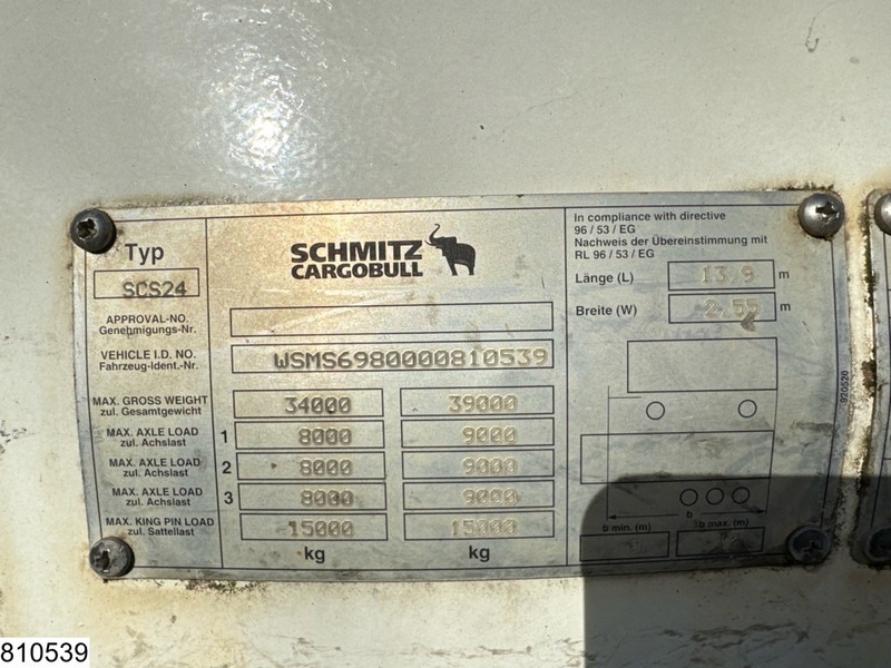 Schmitz Cargobull open laadbak - Dropside/ Flatbed semi-trailer: picture 4 Schmitz Cargobull open laadbak - Dropside/ Flatbed semi-trailer: picture 4