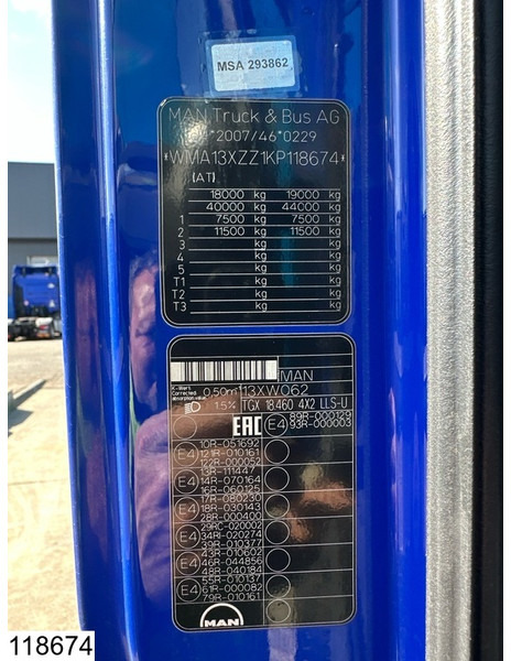 Tractor unit MAN TGX 18 460 EURO 6, Retarder, Standairco: picture 7 Tractor unit MAN TGX 18 460 EURO 6, Retarder, Standairco: picture 7