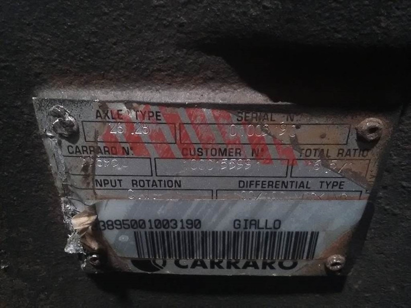 Carraro 26.28 - Kramer 880 - Axle/Achse/As - Axle and parts for Construction machinery: picture 2 Carraro 26.28 - Kramer 880 - Axle/Achse/As - Axle and parts for Construction machinery: picture 2