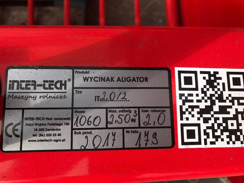Inter-Tech agro IT2.012 - 2,00 mtr - Silage cutter/Silageschn - Silage equipment: picture 2 Inter-Tech agro IT2.012 - 2,00 mtr - Silage cutter/Silageschn - Silage equipment: picture 2