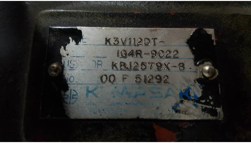 Kawasaki K3V112DT-IG4R-9C22 - Load sensing pump - Hydraulics: picture 3 Kawasaki K3V112DT-IG4R-9C22 - Load sensing pump - Hydraulics: picture 3