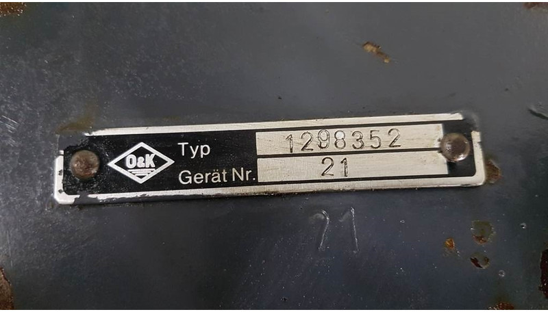 O & K 1298352 - O&K MH 6.5 - Valve/Ventile/Ventiel - Hydraulics: picture 4 O & K 1298352 - O&K MH 6.5 - Valve/Ventile/Ventiel - Hydraulics: picture 4