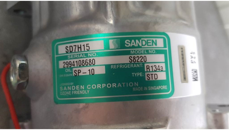 SANDEN SD7H15-S8220-Compressor/Kompressor/Aircopom - AC compressor for Construction machinery: picture 3 SANDEN SD7H15-S8220-Compressor/Kompressor/Aircopom - AC compressor for Construction machinery: picture 3