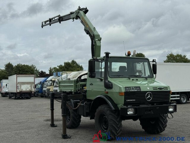 Unimog U 1400 Kran PK 7000B Kran 5+6 Steuerkreis + AHK - Commercial vehicle: picture 2 Unimog U 1400 Kran PK 7000B Kran 5+6 Steuerkreis + AHK - Commercial vehicle: picture 2