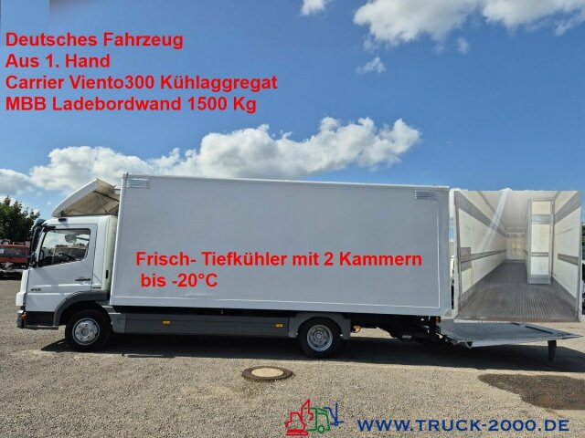 Mercedes-Benz Atego 818 Kühlkoffer Carrier-20° 2Kammern LBW - Refrigerated delivery van: picture 1 Mercedes-Benz Atego 818 Kühlkoffer Carrier-20° 2Kammern LBW - Refrigerated delivery van: picture 1