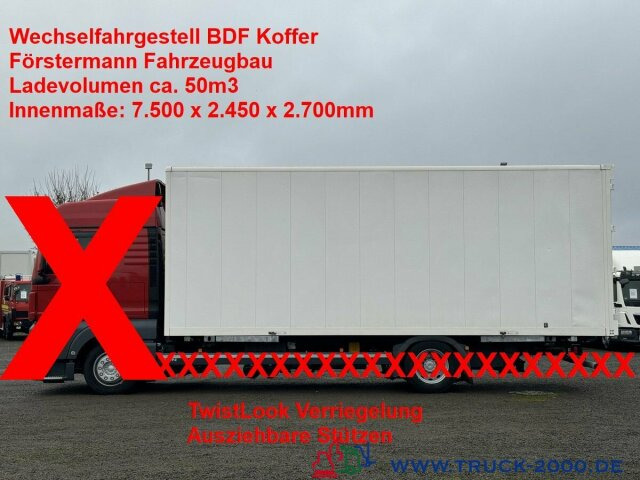 Wechselbrücke BDF Koffer Förstermann ca. 50 m3 - Swap body - box: picture 1 Wechselbrücke BDF Koffer Förstermann ca. 50 m3 - Swap body - box: picture 1