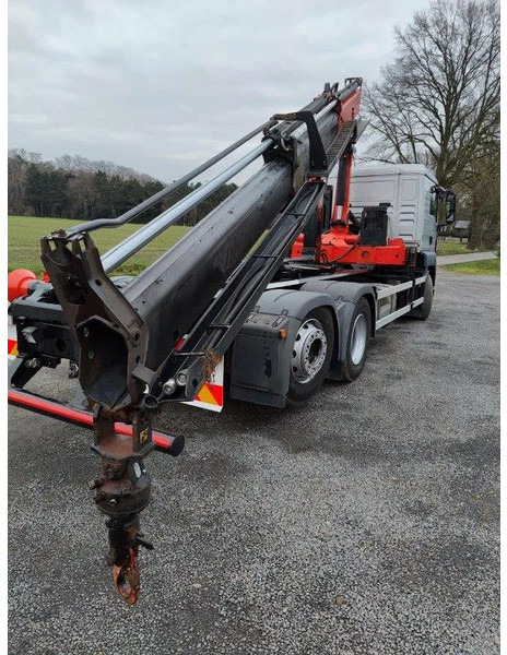 Hook lift truck, Crane truck MAN TGS 26.320 Container Multilift + Kraan Palfinger PK16502: picture 5