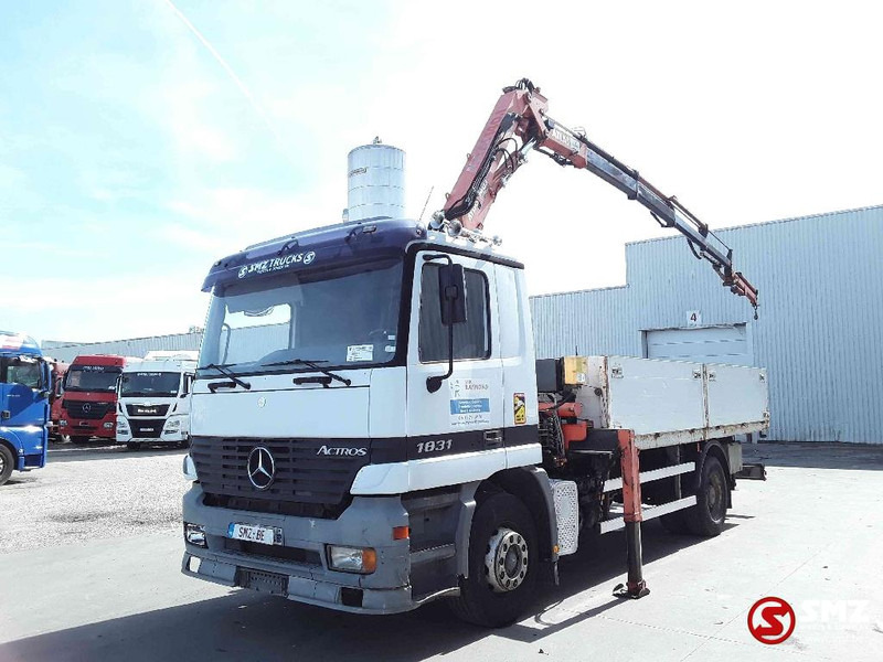 Mercedes-Benz Actros 1831 Atlas Ak140.1A4+remote lames steel 165000km - Dropside/ Flatbed truck, Crane truck: picture 3 Mercedes-Benz Actros 1831 Atlas Ak140.1A4+remote lames steel 165000km - Dropside/ Flatbed truck, Crane truck: picture 3
