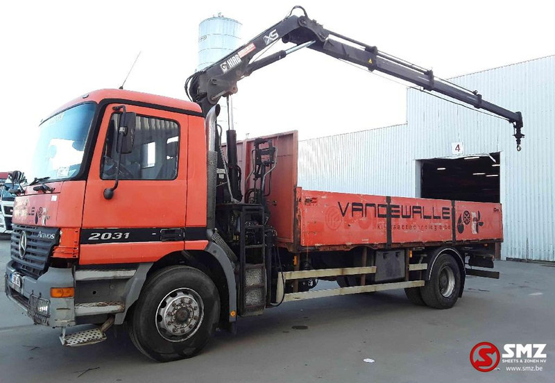 Mercedes-Benz Actros 2031 atlas 144b3 remote lames - Dropside/ Flatbed truck, Crane truck: picture 4 Mercedes-Benz Actros 2031 atlas 144b3 remote lames - Dropside/ Flatbed truck, Crane truck: picture 4