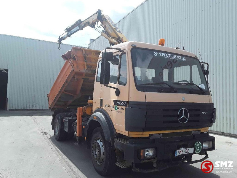 Mercedes-Benz SK 1824 Lames grue Atlas Ak 80-1 - Tipper, Crane truck: picture 1 Mercedes-Benz SK 1824 Lames grue Atlas Ak 80-1 - Tipper, Crane truck: picture 1