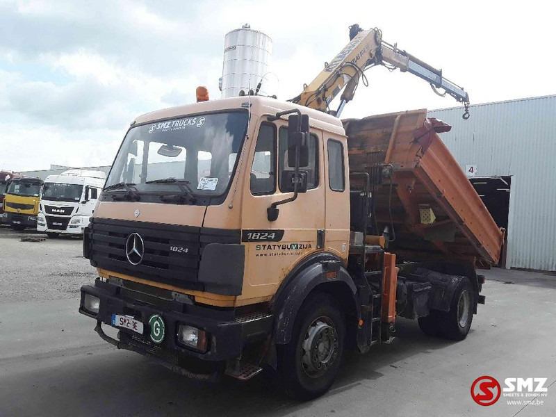 Mercedes-Benz SK 1824 Lames grue Atlas Ak 80-1 - Tipper, Crane truck: picture 3 Mercedes-Benz SK 1824 Lames grue Atlas Ak 80-1 - Tipper, Crane truck: picture 3