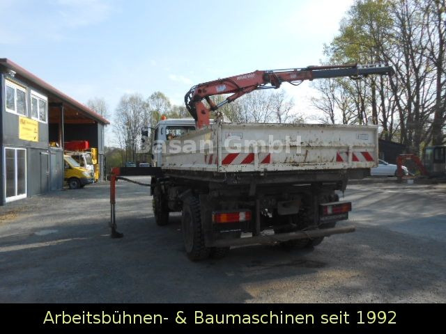 Tipper, Crane truck Mercedes-Benz MB 1717 AK Kipper Allrad mit Kran Atlas 100.1: picture 9