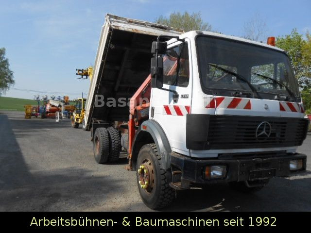 Tipper, Crane truck Mercedes-Benz MB 1717 AK Kipper Allrad mit Kran Atlas 100.1: picture 27