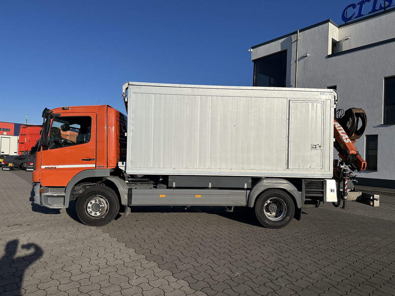 Crane truck, Tipper Mercedes-Benz Atego 1529 4x2 Atlas 57.3-A2 Kadaverkipper: picture 9 Crane truck, Tipper Mercedes-Benz Atego 1529 4x2 Atlas 57.3-A2 Kadaverkipper: picture 9