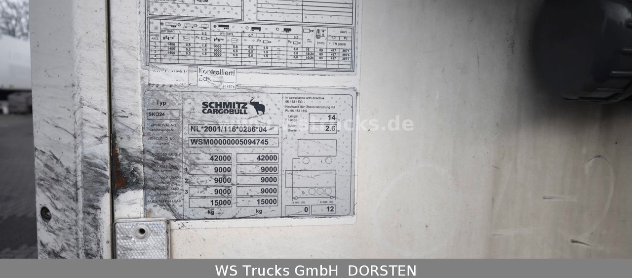Schmitz Cargobull SKO 24 Kühlauflieger | Rohrbahn Vector 1850Mt - Refrigerator semi-trailer: picture 5 Schmitz Cargobull SKO 24 Kühlauflieger | Rohrbahn Vector 1850Mt - Refrigerator semi-trailer: picture 5