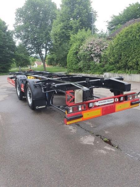 Krone Tandem Standard Lafette tiefgekuppelt - Container transporter/ Swap body trailer: picture 5 Krone Tandem Standard Lafette tiefgekuppelt - Container transporter/ Swap body trailer: picture 5