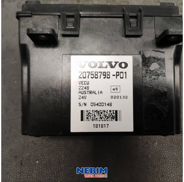Volvo Volvo - 20758798 - Regeleenheid VECU - Spare parts for Truck: picture 4 Volvo Volvo - 20758798 - Regeleenheid VECU - Spare parts for Truck: picture 4
