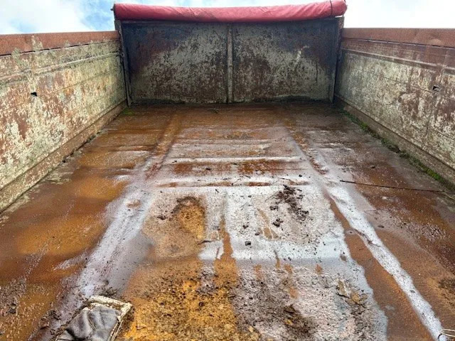 Tipper, Crane truck DAF 65 -180ATI 4x4 FULL STEEL 3-WAY KIPPER AND PALFINGER CRANE (EURO 2 / MANUAL GEARBOX / FULL STEEL SUSPENSION / ETC.): picture 9