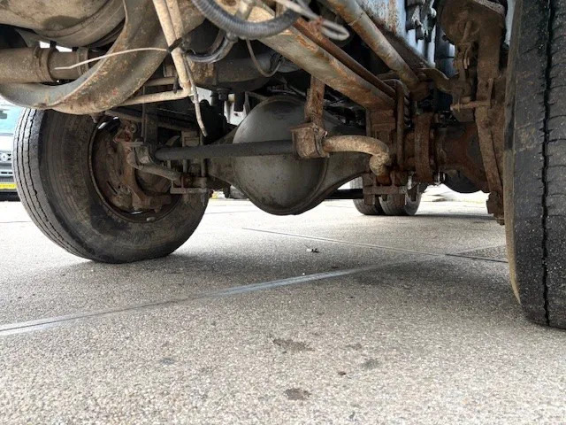 Tipper, Crane truck DAF 65 -180ATI 4x4 FULL STEEL 3-WAY KIPPER AND PALFINGER CRANE (EURO 2 / MANUAL GEARBOX / FULL STEEL SUSPENSION / ETC.): picture 8