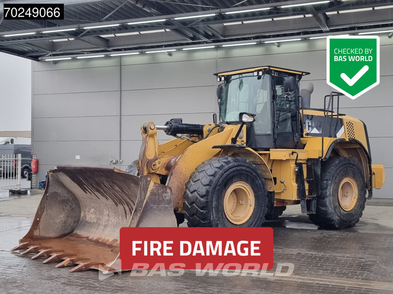 Cat 966 K FIRE DAMAGE - OPERABLE - Wheel loader: picture 1 Cat 966 K FIRE DAMAGE - OPERABLE - Wheel loader: picture 1