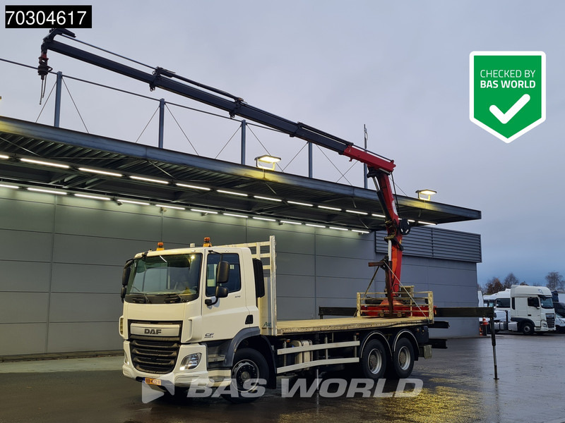 DAF CF 370 6X4 NL-Truck HMF1820-K4 Crane Manual Steelsuspension Big-Axle Euro 6 - Dropside/ Flatbed truck, Crane truck: picture 1 DAF CF 370 6X4 NL-Truck HMF1820-K4 Crane Manual Steelsuspension Big-Axle Euro 6 - Dropside/ Flatbed truck, Crane truck: picture 1