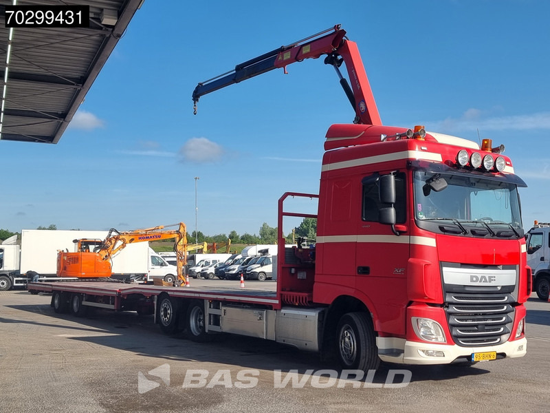 DAF XF 440 6X2 NL-combi Transporter HMF 900-K2 Kran Winch Lift-Lenkachse Euro 6 - Dropside/ Flatbed truck, Crane truck: picture 3 DAF XF 440 6X2 NL-combi Transporter HMF 900-K2 Kran Winch Lift-Lenkachse Euro 6 - Dropside/ Flatbed truck, Crane truck: picture 3