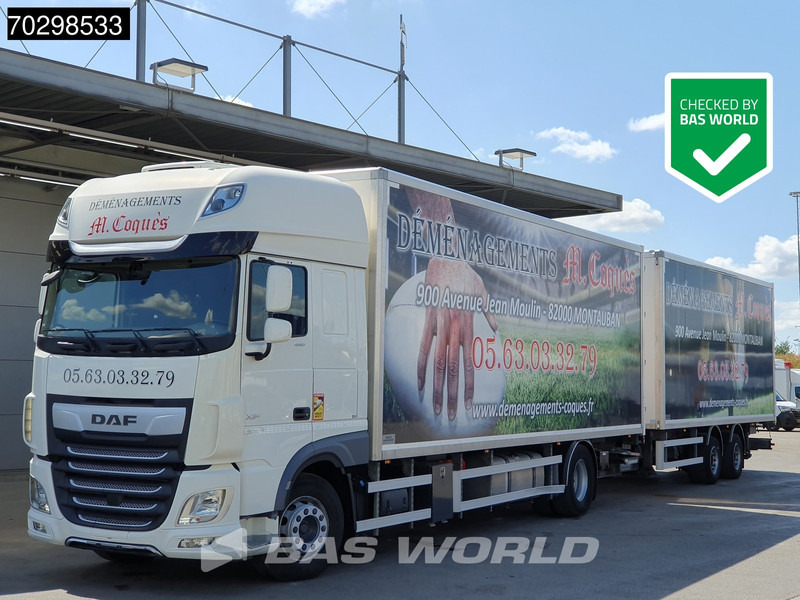 DAF XF 480 4X2 NL Combi 1500kg Ladebordwand Retarder Standklima Automatic ACC Euro 6 - Box truck: picture 1 DAF XF 480 4X2 NL Combi 1500kg Ladebordwand Retarder Standklima Automatic ACC Euro 6 - Box truck: picture 1