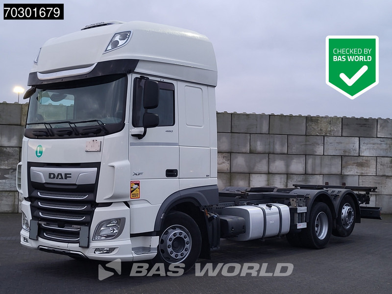 DAF XF 480 6X2 FAN Retarder Lift+Steering Axle Full Air Euro 6 - Container transporter/ Swap body truck: picture 1 DAF XF 480 6X2 FAN Retarder Lift+Steering Axle Full Air Euro 6 - Container transporter/ Swap body truck: picture 1