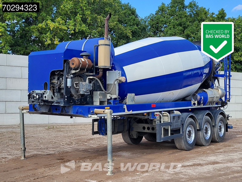 De Buf ST3 3 axles Concrete Engine 12m3 Beton - Concrete mixer semi-trailer: picture 1 De Buf ST3 3 axles Concrete Engine 12m3 Beton - Concrete mixer semi-trailer: picture 1