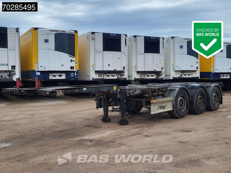 Fliegl SDS380 2x20ft 1x30ft 1x40ft Liftachse TÜV 10/25 - Container transporter/ Swap body semi-trailer: picture 1 Fliegl SDS380 2x20ft 1x30ft 1x40ft Liftachse TÜV 10/25 - Container transporter/ Swap body semi-trailer: picture 1