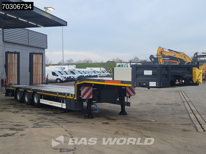 New Low loader semi-trailer Kässbohrer LB3E NEW Steering+Lift Axle Extendable Ramps: picture 9