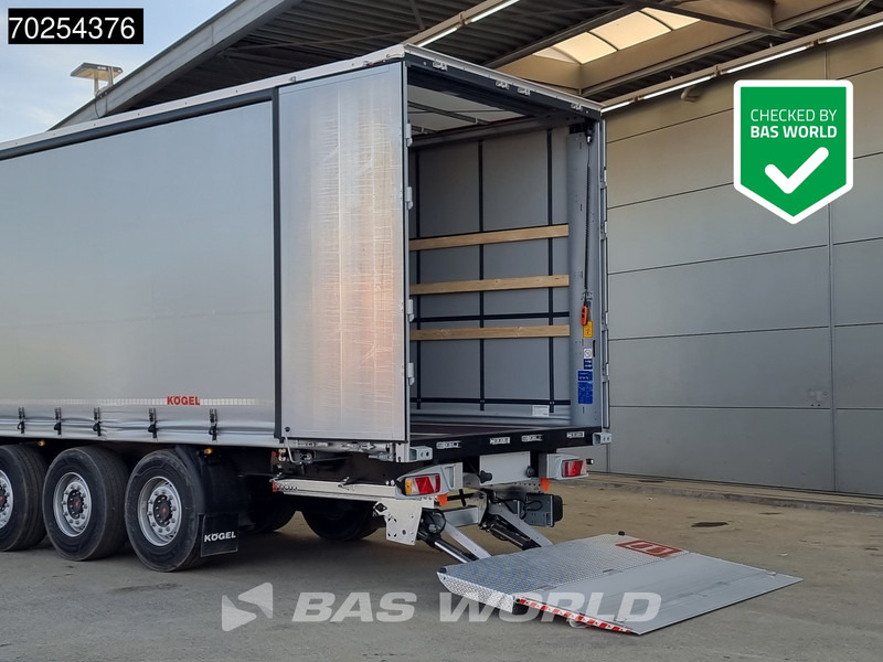 Kögel S24-1 3 axles NEW-UNUSED 2000kg Tailgate Liftachse Edscha LBW - Curtainsider semi-trailer: picture 1 Kögel S24-1 3 axles NEW-UNUSED 2000kg Tailgate Liftachse Edscha LBW - Curtainsider semi-trailer: picture 1
