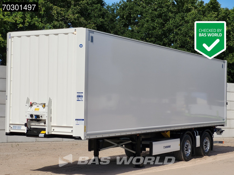 Krone SZ City NEW Lift+Lenkachse Tail Lift - Closed box semi-trailer: picture 1 Krone SZ City NEW Lift+Lenkachse Tail Lift - Closed box semi-trailer: picture 1