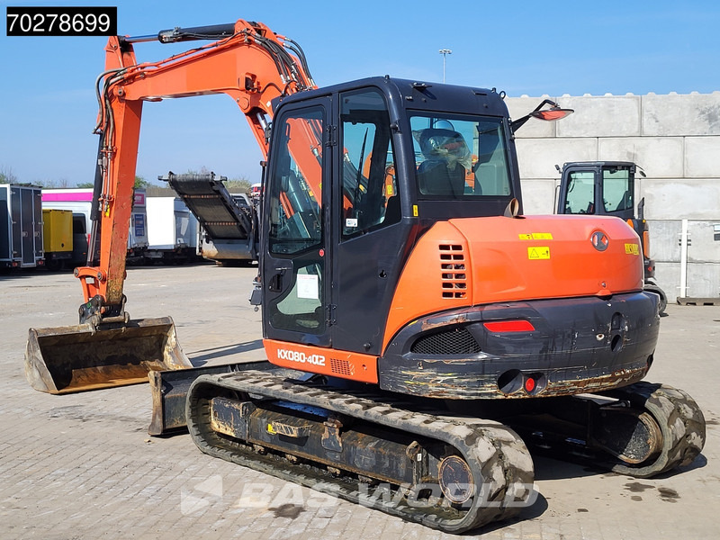 Kubota KX080 -4a2 A/C + 3 BUCKETS - Mini excavator: picture 3 Kubota KX080 -4a2 A/C + 3 BUCKETS - Mini excavator: picture 3