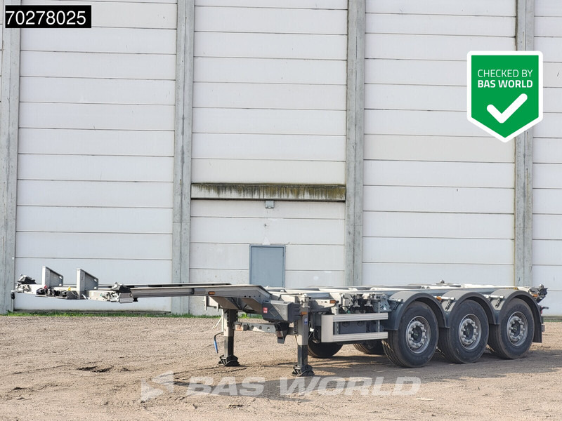 Lecitrailer SR3EC 3 axles UNUSED Liftachse Multi'45 - Container transporter/ Swap body semi-trailer: picture 1 Lecitrailer SR3EC 3 axles UNUSED Liftachse Multi'45 - Container transporter/ Swap body semi-trailer: picture 1