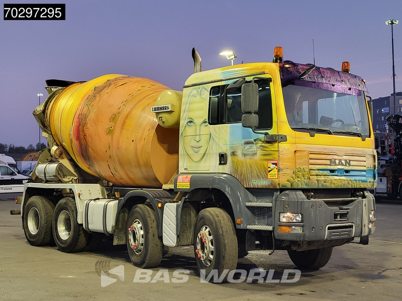 MAN 35.363 8X4 9m3 Liebherr mixer Big-Axle Steelsuspension Automatic Euro 3 - Concrete mixer truck: picture 3 MAN 35.363 8X4 9m3 Liebherr mixer Big-Axle Steelsuspension Automatic Euro 3 - Concrete mixer truck: picture 3