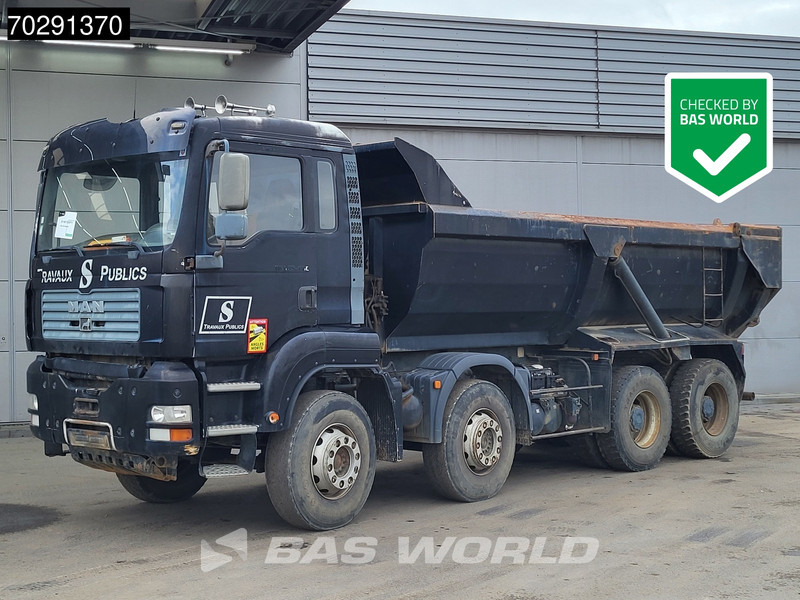 MAN TGA 35.480 8X4 BROKEN ENGINE! 16m3 tipper Steel suspension Manual Retarder Euro 2 - Tipper: picture 2 MAN TGA 35.480 8X4 BROKEN ENGINE! 16m3 tipper Steel suspension Manual Retarder Euro 2 - Tipper: picture 2
