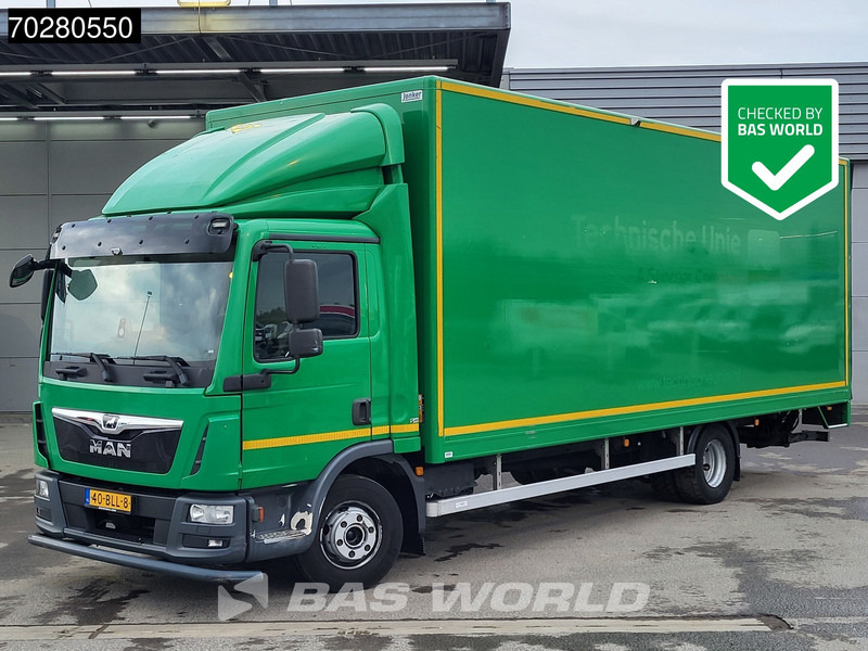 Box truck MAN TGL 10.190 4X2 10tons NL-Truck Ladebordwand Automatic Euro 6: picture 1