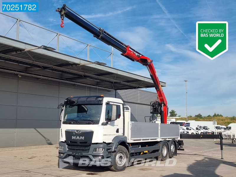 MAN TGS 26.440 6X2 NEW NL-Truck Palfinger PK 20.501 L TEC3 Kran Crane Baustoff Euro 6 - Dropside/ Flatbed truck, Crane truck: picture 1 MAN TGS 26.440 6X2 NEW NL-Truck Palfinger PK 20.501 L TEC3 Kran Crane Baustoff Euro 6 - Dropside/ Flatbed truck, Crane truck: picture 1