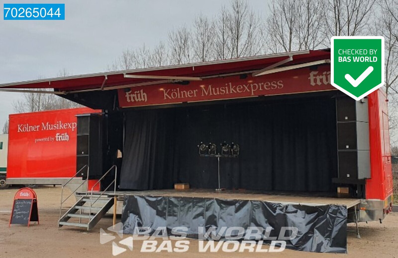 MEUSBURGER MPG-2 2 axles Podium / Event Trailer MPG 2 Complete Music Stage! - Closed box semi-trailer: picture 1 MEUSBURGER MPG-2 2 axles Podium / Event Trailer MPG 2 Complete Music Stage! - Closed box semi-trailer: picture 1