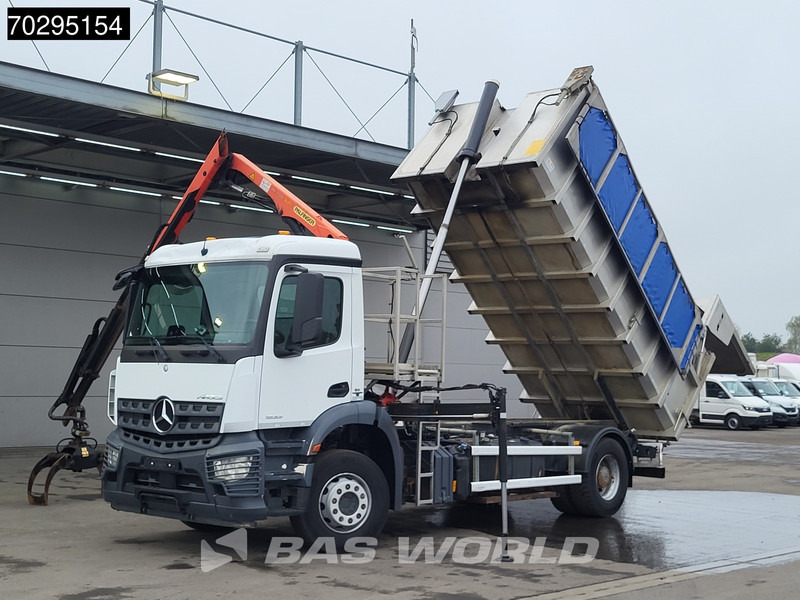 Tipper, Crane truck Mercedes-Benz Actros 1833 4X2 Palfinger PK7.501 SLD Kran Crane 17m3 tipper Big-Axle Euro 6: picture 13 Tipper, Crane truck Mercedes-Benz Actros 1833 4X2 Palfinger PK7.501 SLD Kran Crane 17m3 tipper Big-Axle Euro 6: picture 13