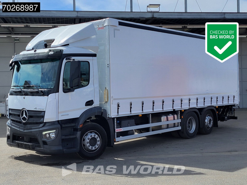 Mercedes-Benz Actros 2532 6X2 NEW 2000kg Ladebordwand Navi Lenkachse Euro 6 - Curtainsider truck: picture 1 Mercedes-Benz Actros 2532 6X2 NEW 2000kg Ladebordwand Navi Lenkachse Euro 6 - Curtainsider truck: picture 1