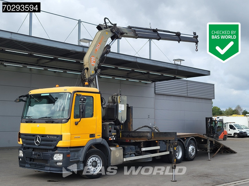 Mercedes-Benz Actros 2532 6X2 PM 30 T/M Crane Winch Remote Lift+Steering Axle 3-Pedals - Dropside/ Flatbed truck, Crane truck: picture 1 Mercedes-Benz Actros 2532 6X2 PM 30 T/M Crane Winch Remote Lift+Steering Axle 3-Pedals - Dropside/ Flatbed truck, Crane truck: picture 1
